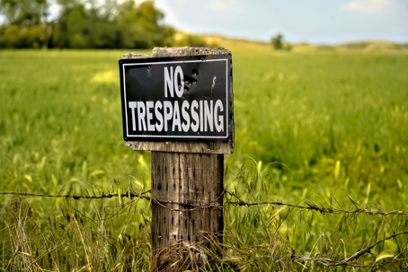 trespassing
