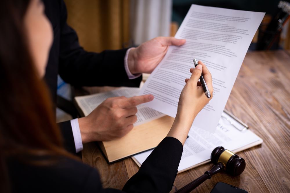 signing paperwork